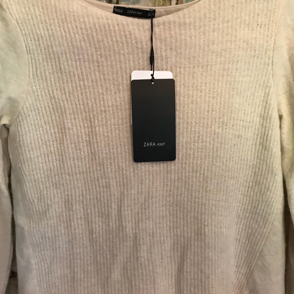 New Zara Knit Italian Yarn Womens Sweater Small - Picture 2 of 8